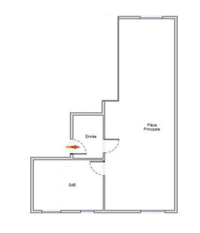 Paris 17ème - À VENDRE - Beau studio meublé de 22 m²