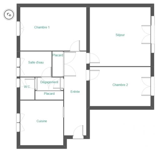 Appartement à vendre 3 pièces 57 m² Saint-Malo