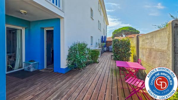 Gujan-Mestras (33470) Type 3 avec 2 chambres et parking individuel extérieur.