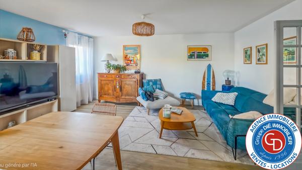 Gujan-Mestras (33470) Type 3 avec 2 chambres et parking individuel extérieur.