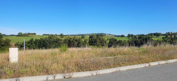 Terrain viabilisé avec une belle vue panoramique