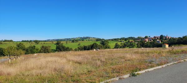 Terrain viabilisé avec une belle vue panoramique