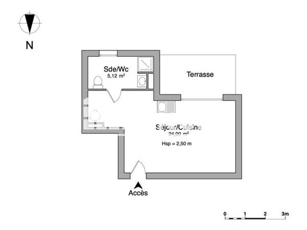Location Studio 30 m² - 2 AVENUE FRANCIS VALS Leucate 11370