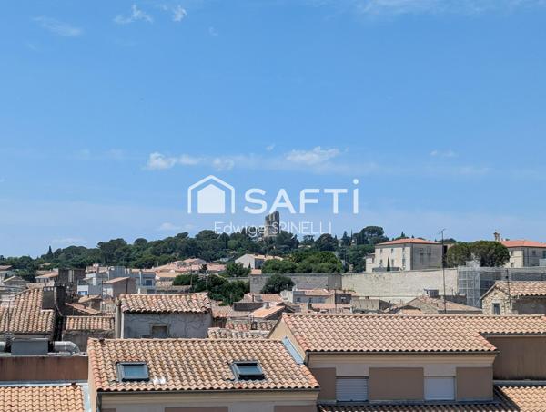 Appartement 5 pièces – 101 m² – Dernier étage avec terrasse – Vue Tour Magne