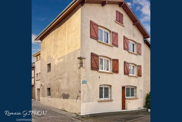 Maison Liverdun médiévale - 9 pièces - 212m2 habitables - 5 chambres - terrasse et garage double