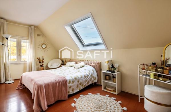 Maison 6 p, 4 chambres, terrasse, jardin, garage