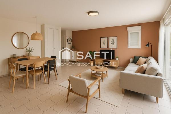Appartement T5 plein centre,100 m2 avec terrasse