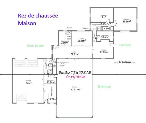 Propriete à vendre 11 pièces LA CHARTRE SUR LE LOIR (72) avec loft, gîte, piscine intérieure et spa – 324 m² habitables – 7 chambres – Terrain de 5 130 m²