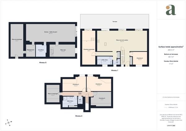 Spacieuse maison 5/6 chambres prête à vivre en vente à Couëron bourg (44220)