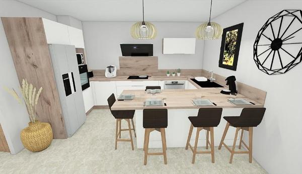 Appartement 3 pièces - 65 m² Exclusivité efficity