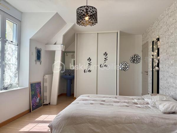 *** Carole MARCHAND *** BSK Immobilier *** vous propose se bien d'exception.

Situé à 400 mètres du centre du village de St Paterne Racan, à 12 minutes de l'autoroute, 30 minutes de Tours, il offre toutes les commodités à pied. (Transport en commun et transports scolaires, écoles maternelle et primaire, pharmacie, boulangerie, épicerie, bar tabac, restaurant, banques, marché le jeudi …)

Propriété de caractère alliant volumes généreux et prestations de qualité. 
Une maison principale de plus de 250 m² à laquelle s'ajoute une maison indépendante d'environ 30 m².

Les amateurs d'espace apprécieront dès l'entrée une belle hauteur sous plafond, 
Une pièce de vie de plus de 50 m²,
Sa véranda donnant sur une cour intimiste, 
Un véritable bar dans une partie semi - troglodyte,
Un bureau, une cuisine aménagée et équipée (novembre 2025) et des WC complètent le rez-de-chaussée.

Au 1er étage vous découvrirez quatre belles chambres, une buanderie avec accès grenier isolé, une salle de bain, une salle de douche et 2 WC indépendants.

A suivre et menant directement vers une terrasse puis au jardin de plus de 1000 m², une suite parentale de 45 m² avec salle d'eau et WC.

La maison indépendante se compose d'une pièce à vivre avec coin cuisine, d'une chambre et 1 salle d'eau avec WC.
Son accès par le jardin permet une mise en location par exemple.

Cette demeure en pierre de tuffeau à su évoluer et se moderniser au fil du temps.
Les points forts ; 
- 5 chambres dans la maison principale + 1 dans la dépendance
- Nombreux rangements ; dans chaque chambre un grand placard
- Travaux récents (Isolation, sol, cuisine, salle de bain)
- Menuiseries PVC double vitrage
- Volets roulants électriques
- Aspirateur centralisé

Les extérieurs ;
- 2 caves dont 1 utilisée en garage (2 ou 3 véhicules)
- Un atelier
- Terrain de pétanque
- Jardin clos et paysagé

Tout à l'égout, chauffage fioul

.