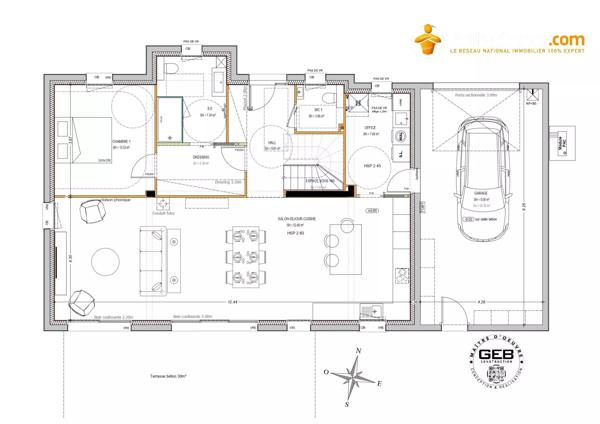 Vente                                                      Maison
                        
                     7 pièces                      147 m2                     à Châteaubourg