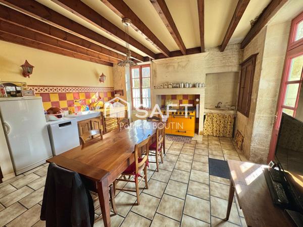 MAGNIFIQUE MAISON EN PIERRE 4 CHAMBRES + BUREAU ET GARAGE A SCIECQ !