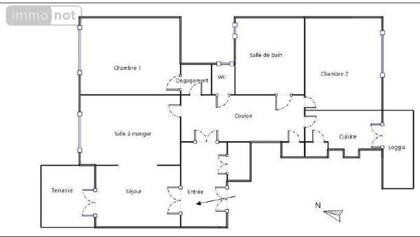 Appartement à vendre à Marseille 8e Arrondissement dans les Bouches-du-Rhône (13008), ref : 10521/25   
Carré d'Or