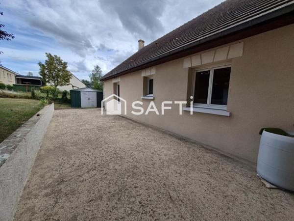 PLAIN PIED 2 chambres proche commodités + jardin