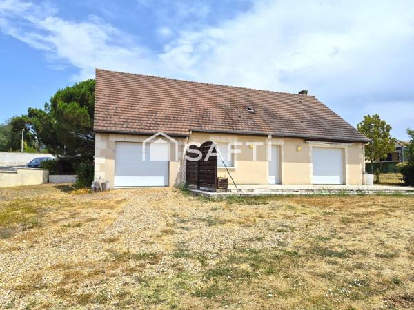 PLAIN PIED 2 chambres proche commodités + jardin