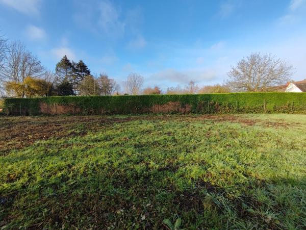 Beau terrain plat constructible de 1 174 m²