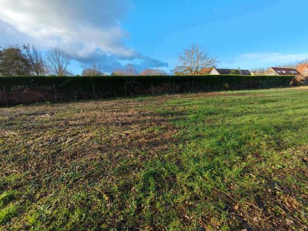 Beau terrain plat constructible de 1 174 m²