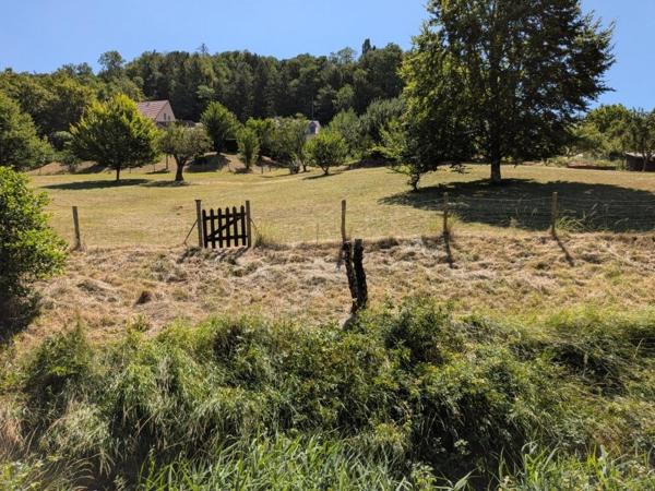 terrain constructible de 3348 m2 au calme à SALINS LES BAINS ( JURA)