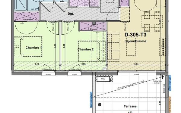 Appartement à vendre    3 pièces •  Narbonne