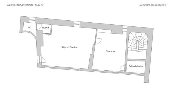 Appartement Paris 3e - RUE DU TEMPLE / SAINTE-AVOYE