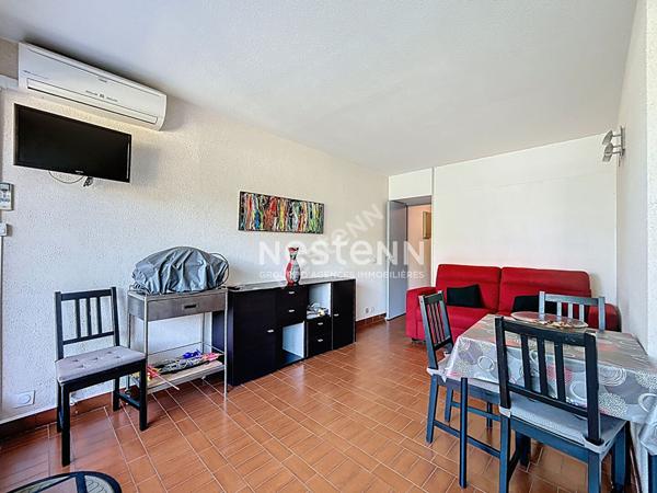 Port Camargue dans résidence prisée Plage Sud Appartement de type 2 avec belle vue dégagée