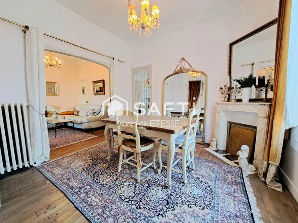 MÉRIEL – Demeure de caractère 165 m2, 5 chambres, 557 m² de terrain, gare ligne H à 7 mns à pied.