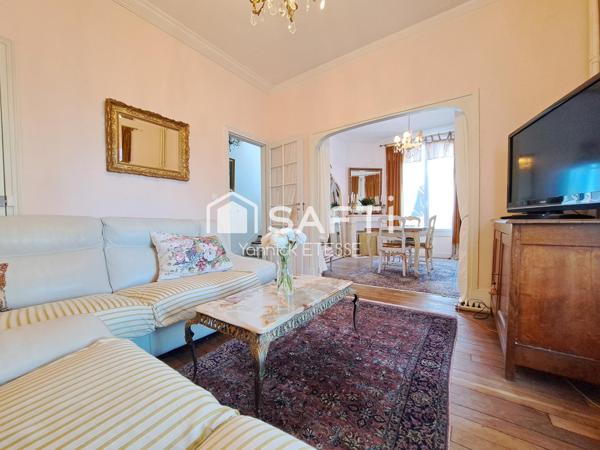 MÉRIEL – Demeure de caractère 165 m2, 5 chambres, 557 m² de terrain, gare ligne H à 7 mns à pied.