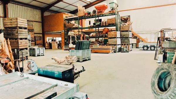 Ensemble immobilier professionnel avec hall de 600 m² et logement de service – Rottelsheim
