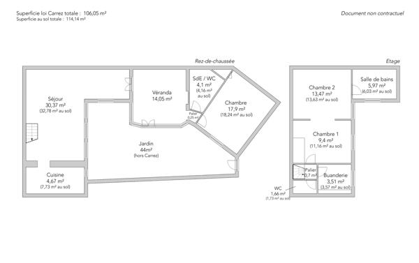 Maison Paris 18 e - LAMARCK / CAULAINCOURT