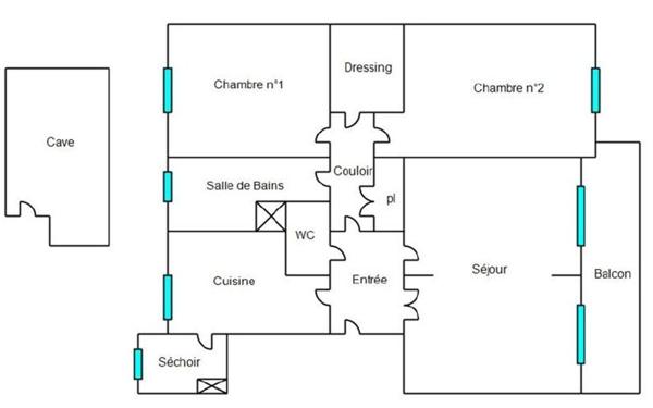 Appartement à vendre    3 pièces • 70 m2 Perpignan