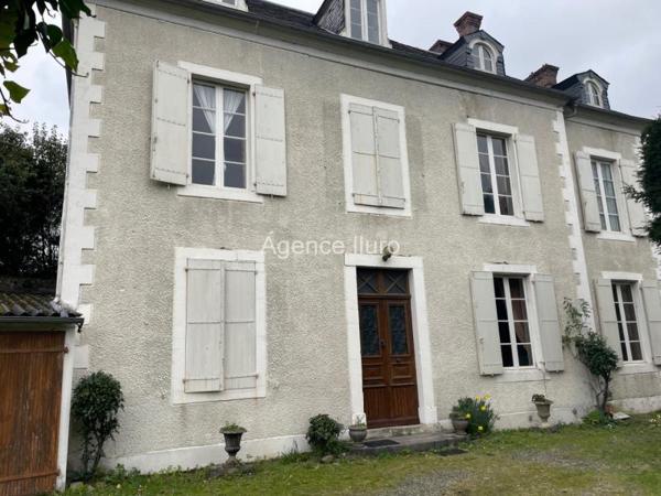 Maison - Proximite oloron-sainte-marie - Réf.:205303 PROXIMITE IMMEDIATE OLORON - MAISON DE MAITRE AVEC JARDIN -