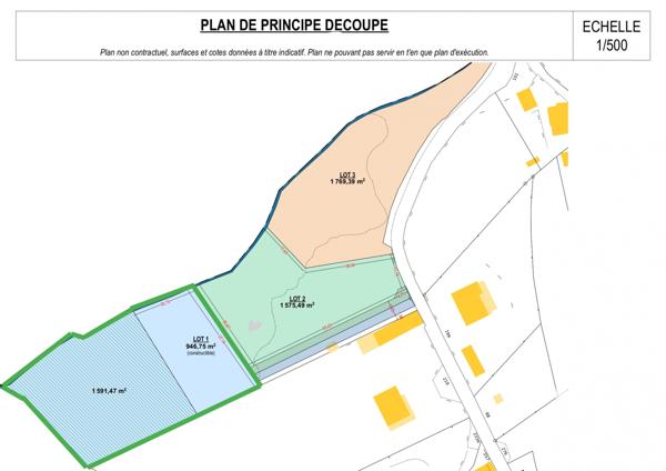Terrain à vendre 2 538 m² Châteauneuf