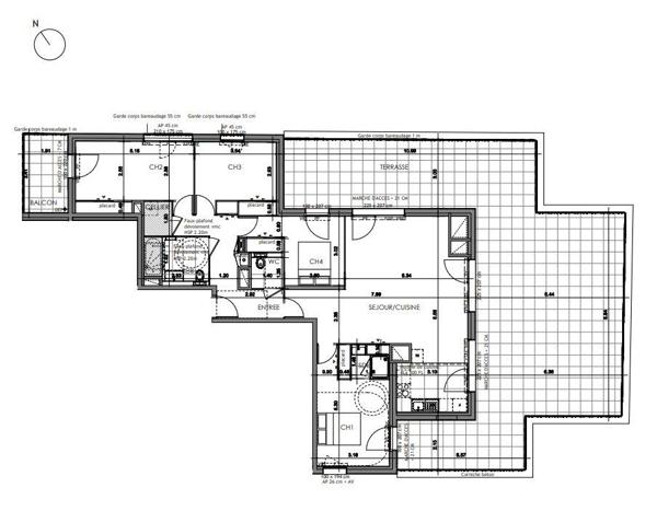 Appartement à vendre 5 pièces 113 m² Rennes