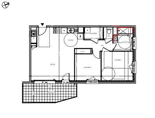 Appartement à vendre 3 pièces 65 m² Sassenage