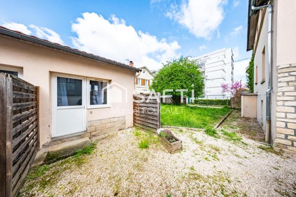 DIJON Drapeau - Appartement en duplex de 22 m2 au rez-de-chaussée, avec son jardin/terrasse