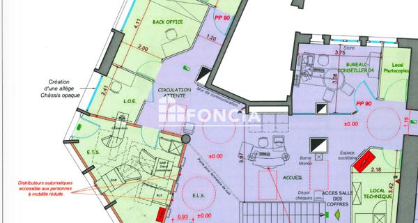 À vendre Local commercial 150 m² - Roanne 42300
