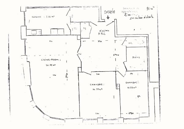 Appartement · Vente Lyon (69006) 4 pièces · 91m²