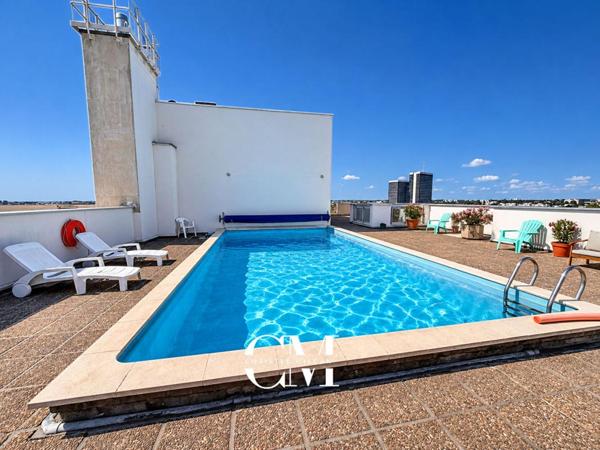 Appartement Bordeaux Croix-blanche 2 pièces 44 m2, balcon, parking, cave, piscine