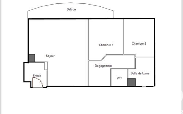 Appartement à vendre 3 pièces 66,72 m² Trappes