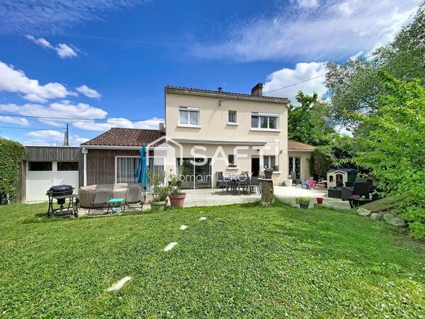 Maison familiale rénovée avec piscine et dépendance à Carbon-Blanc
