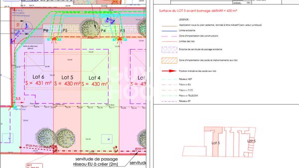 Terrain Barraux 430 m2