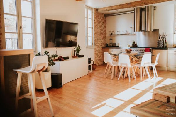 Magnifique T3 duplex meublé