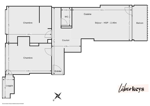 A VENDRE T3 DE 48 M2 - 2 Avenue De Chevêne 74000 ANNECY. - 