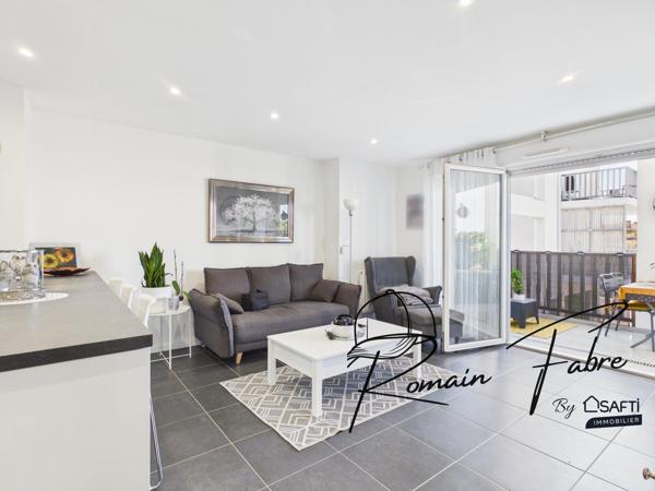 Appartement T3 avec 2 chambres et balcon dans une résidence sécurisée et arborée