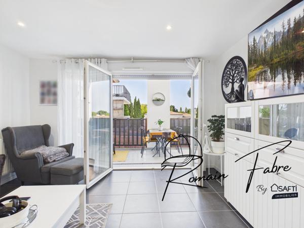 Appartement T3 avec 2 chambres et balcon dans une résidence sécurisée et arborée
