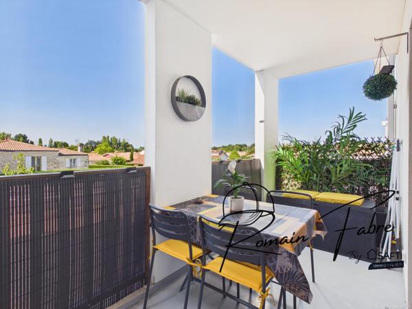 Appartement T3 avec 2 chambres et balcon dans une résidence sécurisée et arborée