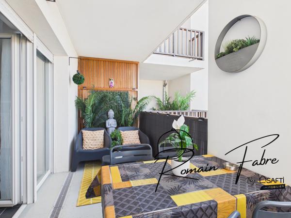 Appartement T3 avec 2 chambres et balcon dans une résidence sécurisée et arborée
