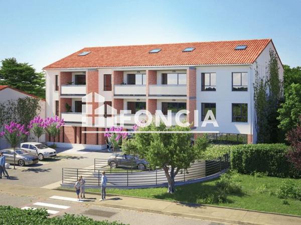 Location Appartement 2 pièces 40.11 m² - LES MURMURES DE L'OLIVIER 55 AVENUE DE GAMEVILLE Saint Orens De Gameville 31620