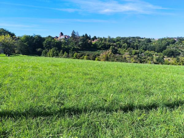 terrain à bâtir avec vue dégagée